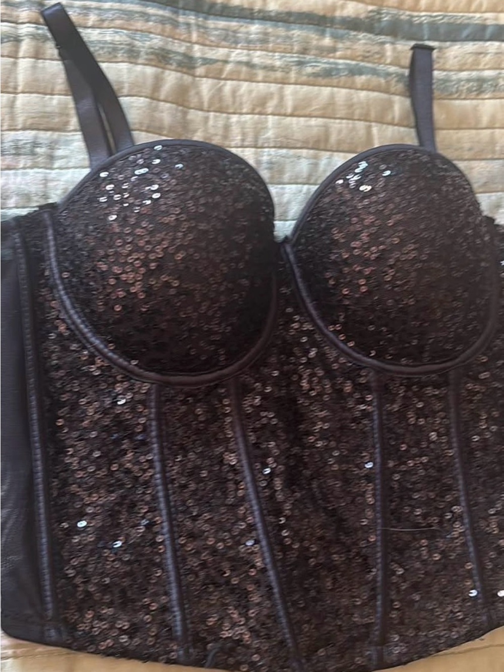Naimo sequin push up corset party top - NEVER WORN